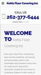 Mobile Screenshot of kohlsfloorcovering.com